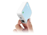 TP-LINK 300Mbps Wireless N Mini Pocket AP Router QCOM 2T2 2.4GHz 802.11n/g/b 1 Ethernet Port 1 Micro USB port Internal Antenna