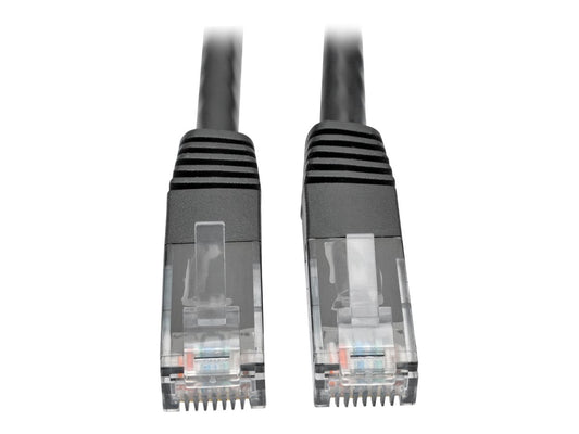EATON TRIPPLITE Cat6 Gigabit Molded UTP Ethernet Cable RJ45 M/M Black 10 ft. 3.05 m