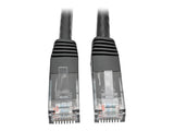 EATON TRIPPLITE Cat6 Gigabit Molded UTP Ethernet Cable RJ45 M/M Black 10 ft. 3.05 m