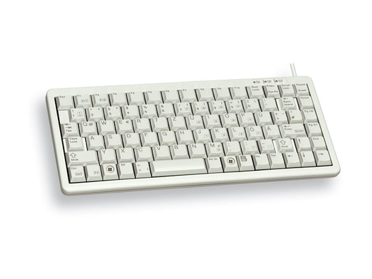 CHERRY Compact corded Keyboard USB grey Win95 (GB)