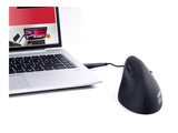 URBAN FACTORY Ergo Bluetooth And 2.4Ghz Ergonomic Mouse With Trackball And Adjustable Tilt