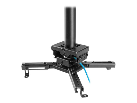 NEOMOUNTS CL25-540BL1 Support de plafond pour vidéoprojecteur - h 60.5-90.5 cm - installation facile - orientable