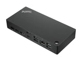 LENOVO ThinkPad Universal USB-C Dock - Station d accueil - USB-C - HDMI 2 x DP - GigE - 90 Watt - ThinkRed