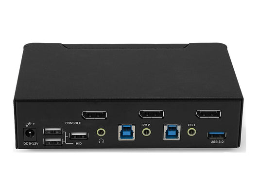 LINDY 2 Port KVM Switch DisplayPort 1.4 Switch between 2 DP equipped PCs from one keyboard mouse and monitor