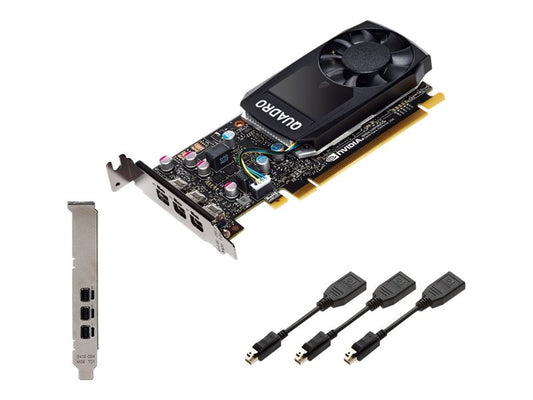 FUJITSU NVIDIA Quadro P400 2Go connectors 3x miniDP PCIe x16 without adapter Full Height
