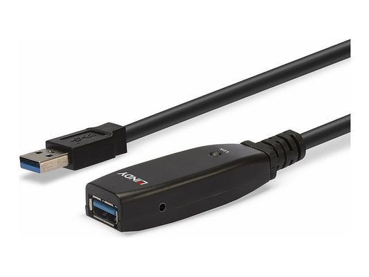 LINDY 15m USB 3.0 Active Extension Slim 15m USB 3.0 Extension of a USB Type A port of your computer