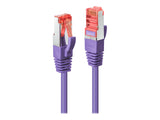 LINDY Cat.6 S/FTP Cable Purple 0.3m Patch Cable