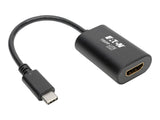 EATON TRIPPLITE USB-C to HDMI Adapter M/F - 4K 60Hz HDCP 2.2 Black