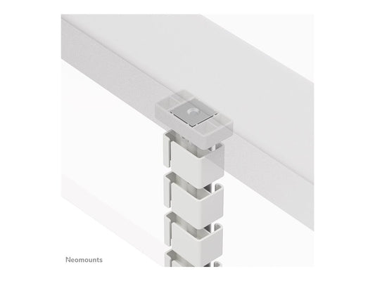 NEOMOUNTS Cable Spine Organizer for sit/stand desk frames magnet mounted white
