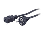 APC CABLE D ALIMENTATION ONDULEUR LONGUEUR 2.5M - PRISE STANDAD FR SCHUKO VERS ONDULEUR IEC C19