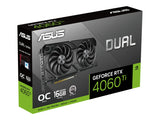 ASUS Dual GeForce RTX 4060 Ti EVO OC Edition 16Go GDDR6 PCIe 4.0 8GB GDDR6 DLSS 3 HDMI 2.1a DisplayPort 1.4a
