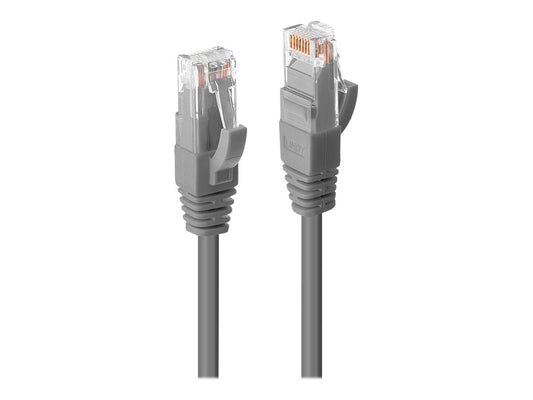 LINDY UTP Cat.6 Cable Grey 1.0m LSOH incl. Testprotocol