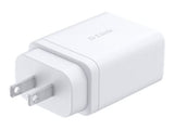 D-LINK 65W GaN Charger 2 USB-C ports 1 USB-A port Simultaneous Charging of 3 devices Fast charging