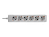 LINDY Mains 6 way gang socket