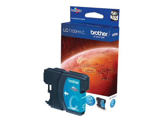 BROTHER LC-1100 cartouche d encre cyan haute capacité 16ml 750 pages pack de 1