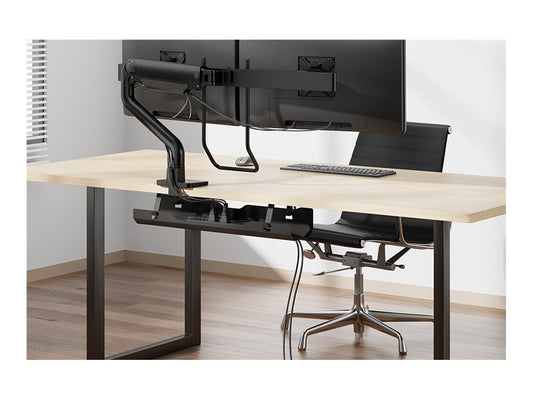 NEOMOUNTS Cable Management Tray max 5kg. screw mounted universal black