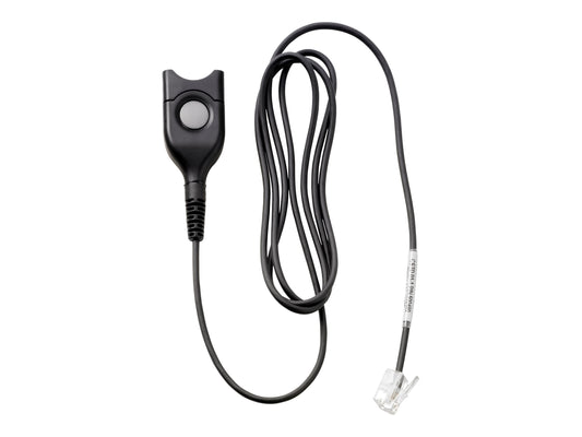 EPOS CSTD 01-1 Standard headset connection cable 100cm with EasyDisconnect to ModularPlug RJ9