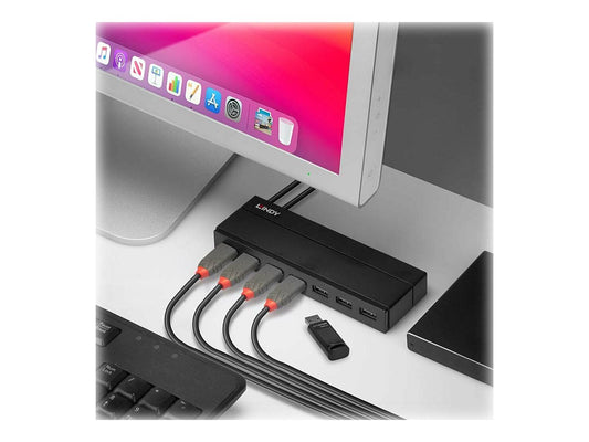 LINDY 7 Port USB 3.1 Charging Hub Supports Battery Charging Standard 1.2 up to max. 1.5A Ampere / Port