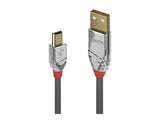 LINDY 7.5m USB 2.0 Type A to Mini-B Cable Cromo Line USB Type A Male to Mini-B Male