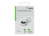 BELKIN Airtag Protection avec porte-clés Blanc