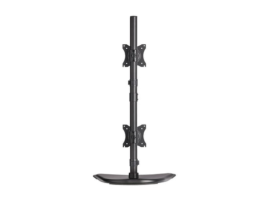 EATON TRIPPLITE Dual Vertical Flat-Screen Desk Stand/Clamp Mount 15inch to 27inch Flat-Screen Displays