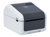 BROTHER TD-4520DN Label printer direct thermal Roll 118mm 300x300dpi 152mm/sec USB 2.0 LAN serial grey white