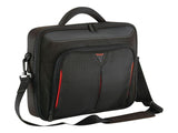 TARGUS sacoche Classic 13-14.1p Clamshell noire et rouge