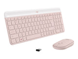 LOGITECH MK470 Slim Combo - ROSE - (FRA) - CENTRAL-419