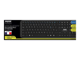 PORT DESIGNS Rechargeable Bluetooth Keyboard Ultra Slim and Elegant Design Rechargeable Battery 10meters Bluetooth range Compatible