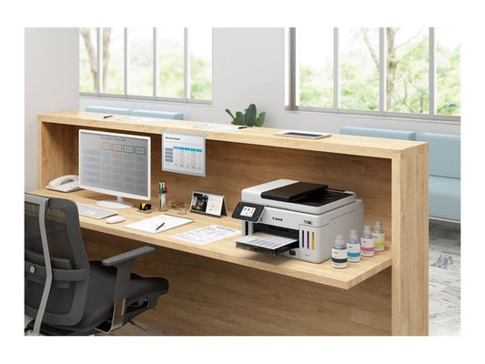 CANON MAXIFY GX6150 MegaTank MFP colour inkjet CISS Legal 216x356mm A4 24ipm Print 350sheets USB Wi-Fi LAN