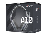 LOGITECH Astro Gaming A10 Gen 2 Headset full size wired 3.5 mm jack grey