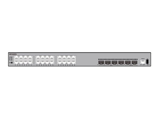 HUAWEI S5735-L24P4XE-A-V2 24x10/100/1000BASE-T Ports 4x10GE SFP+ ports 2x12GE Stack Ports PoE+ AC Power