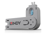LINDY Clé pour bloqueur de port USB type A bleu