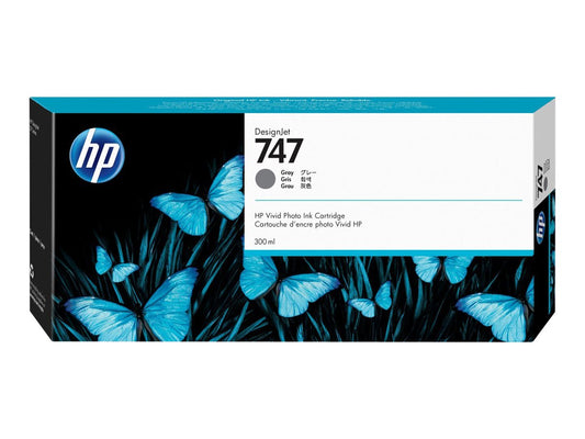 HP 747 300-ml Gray Ink Cartridge