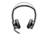 HP Poly Voyager Focus 2 USB-C-C Headset +USB-C/A Adapter +Charging Stand