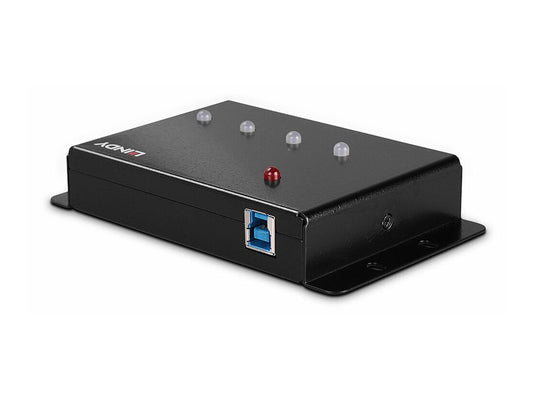 LINDY 4 Port USB 3.0 Metal Hub