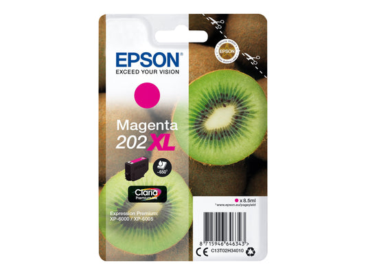 EPSON 4LB Singlepack Magenta 202XL Kiwi Clara Premium Ink