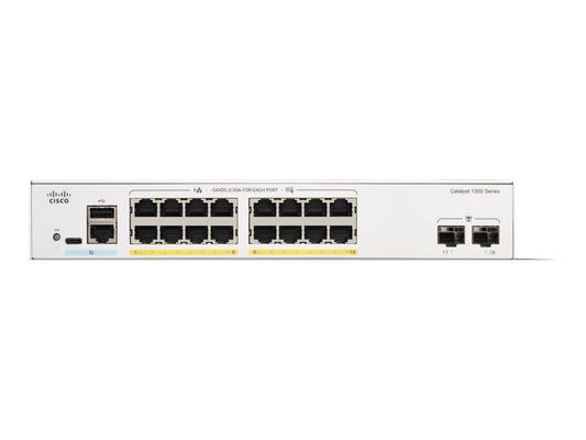 CISCO Catalyst 1300 16-port GE PoE 2x1G SFP