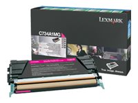 LEXMARK C734, X734 cartouche de toner magenta capacité standard 6.000 pages pack de 1 retour programme