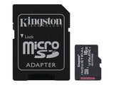 KINGSTON 16Go microSDHC Industrial C10 A1 pSLC Card + SD Adapter