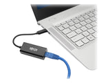 EATON TRIPPLITE USB-C to Gigabit Network Adapter with Thunderbolt 3 Compatibility Black