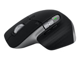 LOGITECH Master Series MX Master 3S for Mac Mouse ergonomic optical 7 buttons wireless Bluetooth 2.4 GHz space grey for Apple