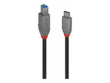 LINDY 2m USB 3.2 Type C to B Cable Anthra Line