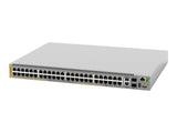 ALLIED L3 Stackable Switch 48x 10/100/1000-T 2x 1/2.5/5/10G-T 2x SFP+ Ports and a single fixed PSU EU Power Cord