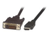 MCL Cable HDMI male (19 pts)/ DVI-D male - 2m (P)