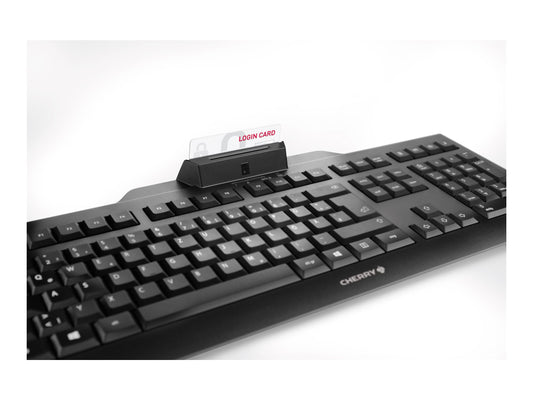 CHERRY KC 1000 Sc Contact Smart Card Corded Keyboard Black (EU)