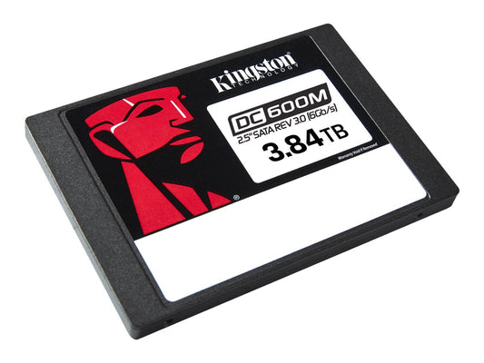 KINGSTON 3.84To DC600M 2.5p SATA3 mixed-use data center SSD for enterprise servers and NAS (VMWare Ready)