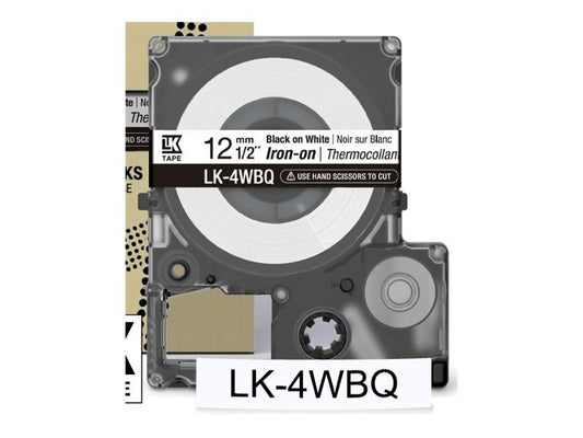 EPSON LK-4WBQ Thermocollant Noir/Blanc
