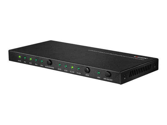 LINDY 4 Port HDMI 2.0 18G Switch with Audio