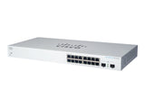 CISCO Business Switching CBS220 Smart 16-port Gigabit PoE 130W 2x1G SFP uplink